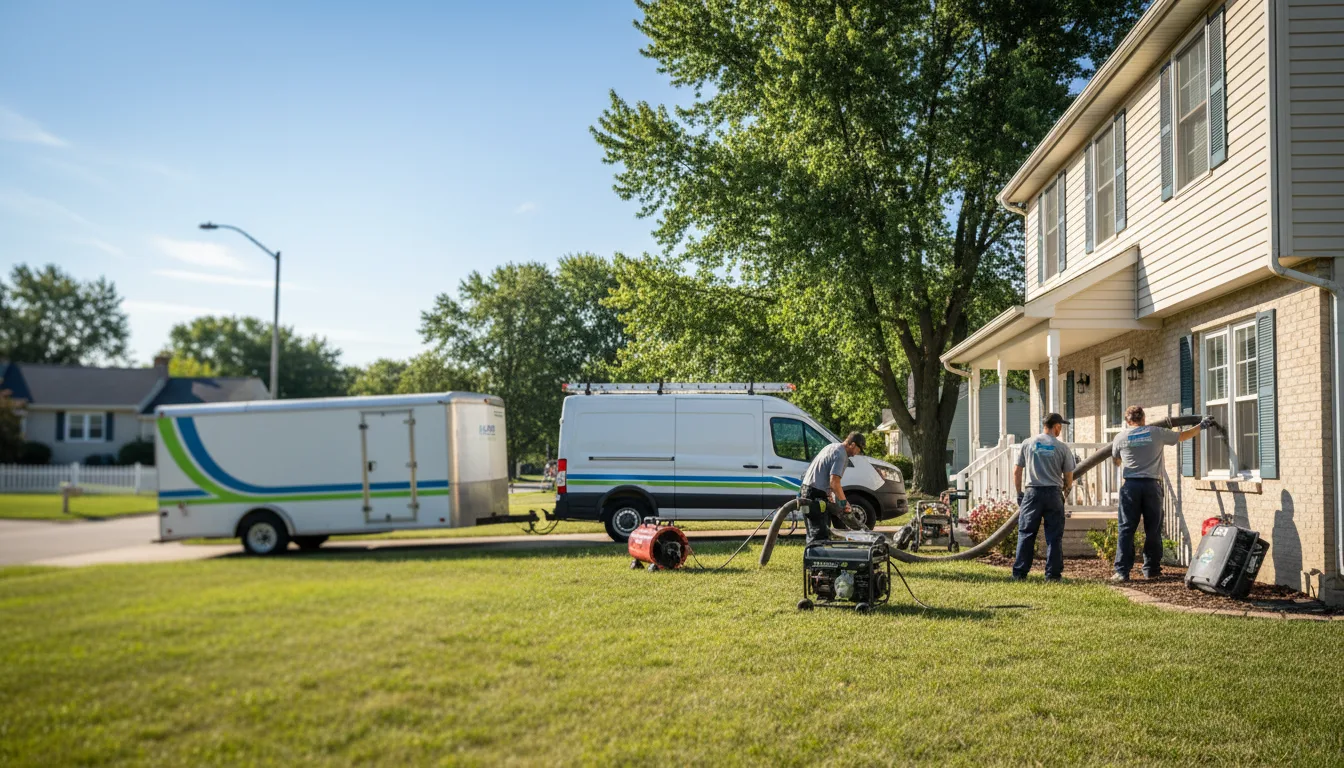 Flooded Basement Restoration And Cleanup With Repair in Atwater, MN near me